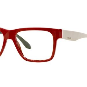 Prada Eyeglasses, red frame white leg - NWOT!